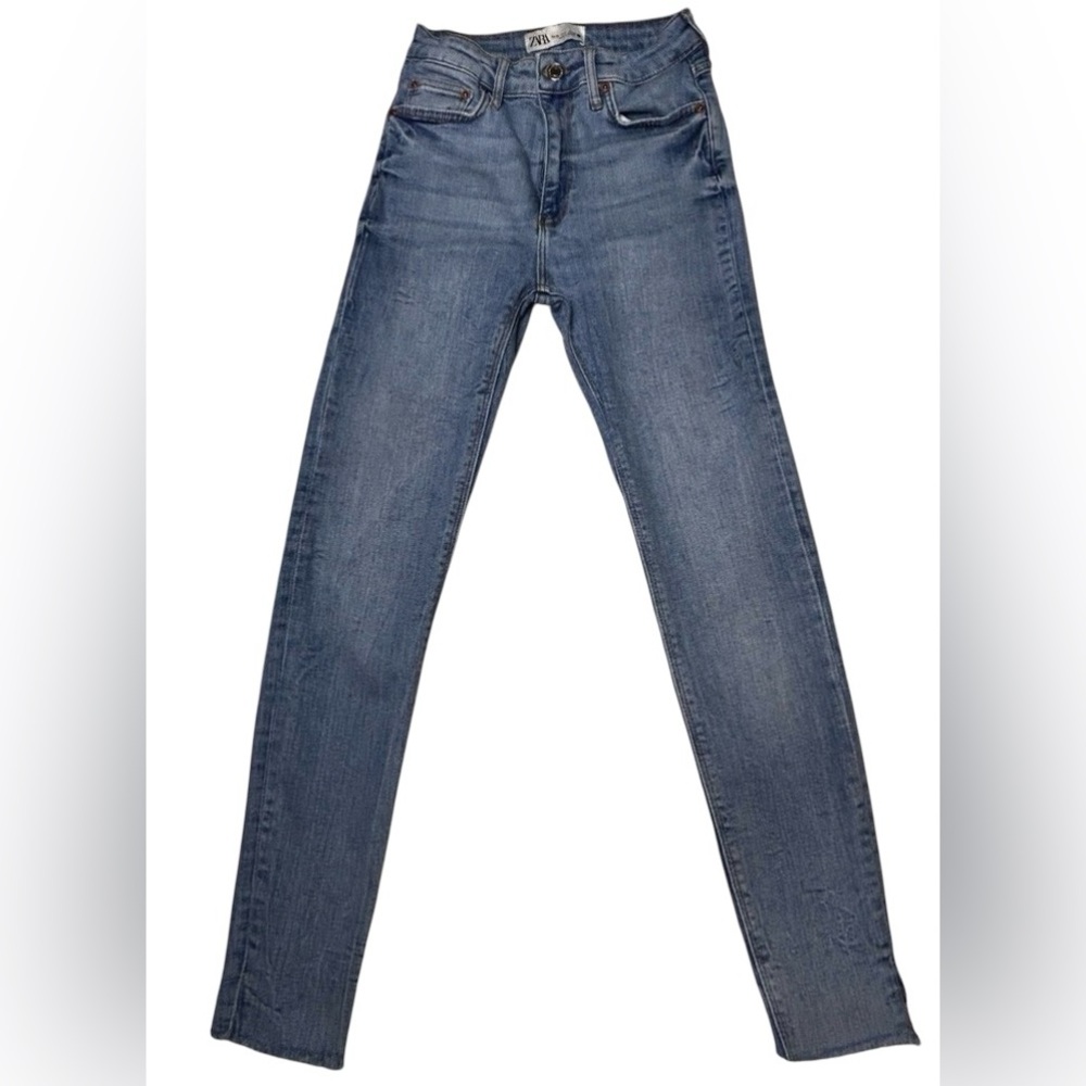 ZARA Skinny Jeans Blue Denim Size US 4